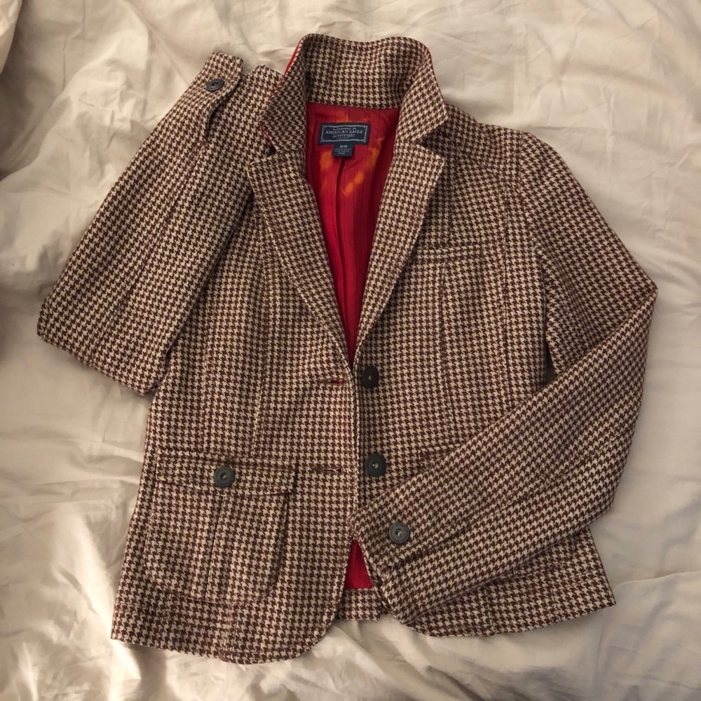 Houndstooth Blazer